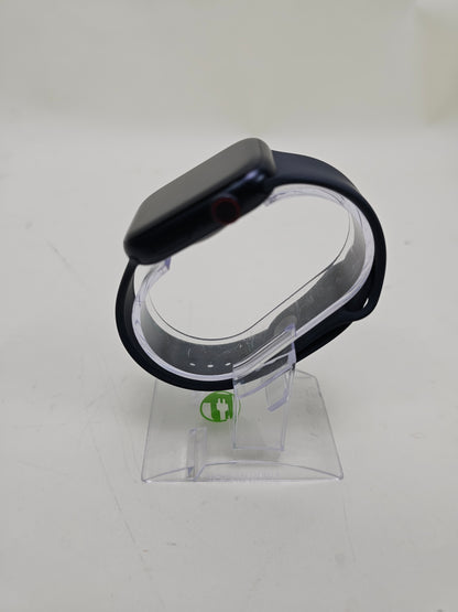Unlocked Apple Watch Series 9 45MM Midnight Aluminum Black Sport Band A2964