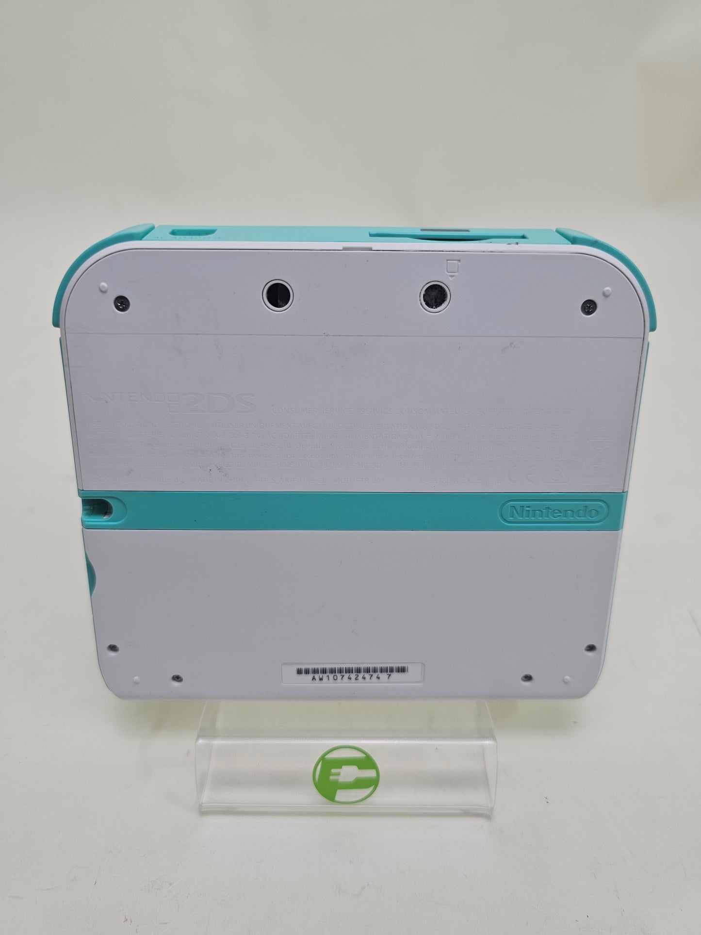 Nintendo 2DS Handheld Game Console FTR-001 Blue/White