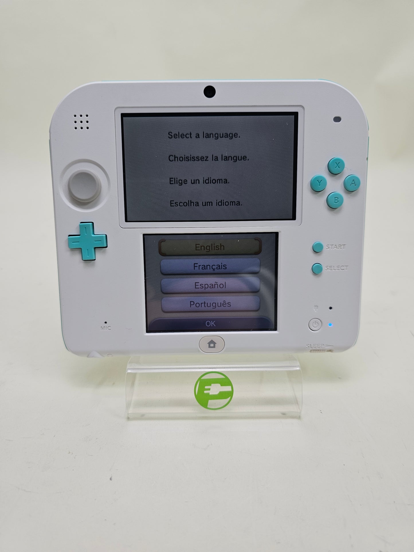 Nintendo 2DS Handheld Game Console FTR-001 Blue/White