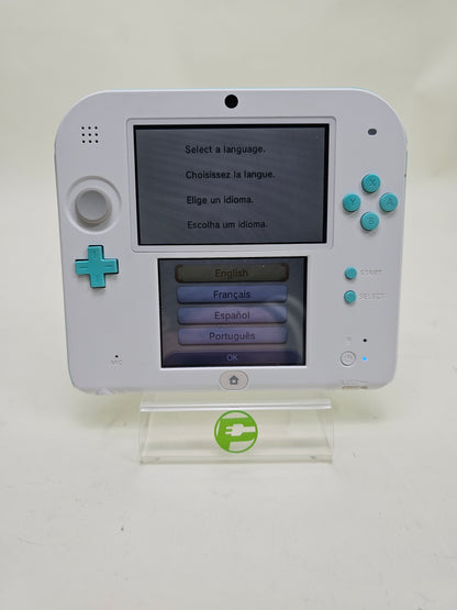 Nintendo 2DS Handheld Game Console FTR-001 Blue/White