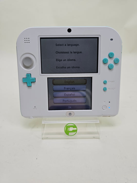 Nintendo 2DS Handheld Game Console FTR-001 Blue/White