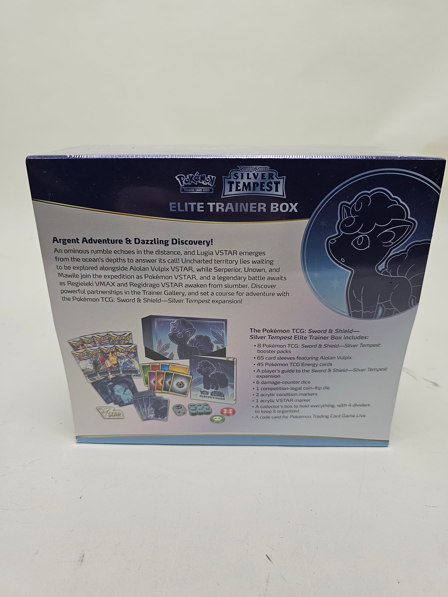 New Pokémon TCG Pokémon TCG Sword & Shield - Silver Tempest Elite Trainer Box