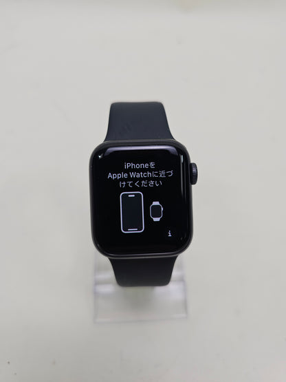 Unlocked Apple Watch Series 5 40MM Space Gray Aluminum Black Sport Band A2094