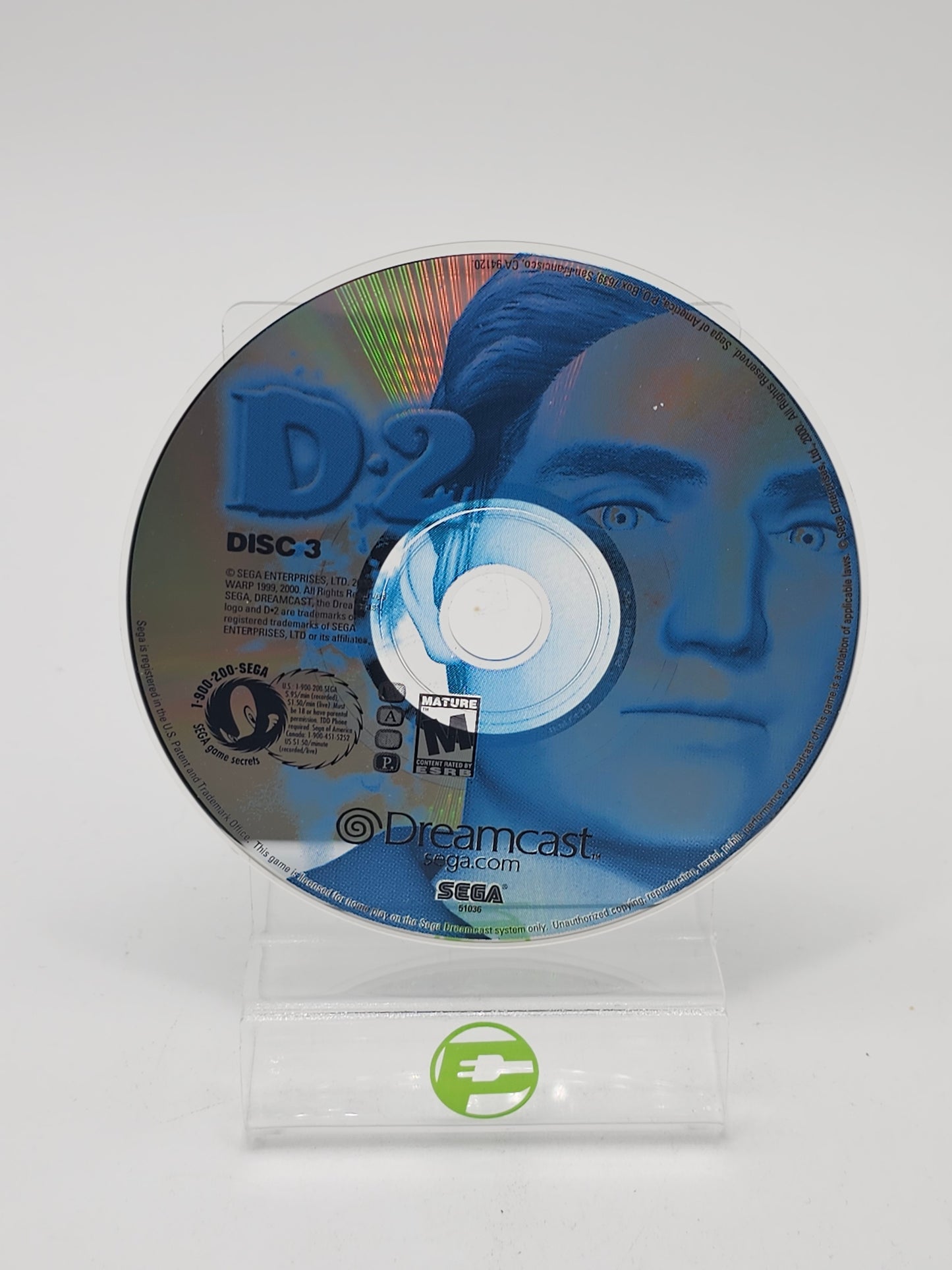 D2 Disc Only (Sega Dreamcast, 2000)