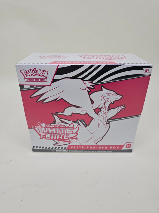 New Pokémon TCG Pokémon TCG Scarlet & Violet - White Flare Elite Trainer Box