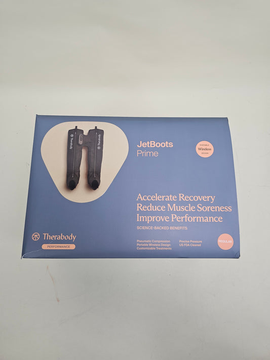 New Therabody JetBoots Prime Wireless Compression Boots Size Regular