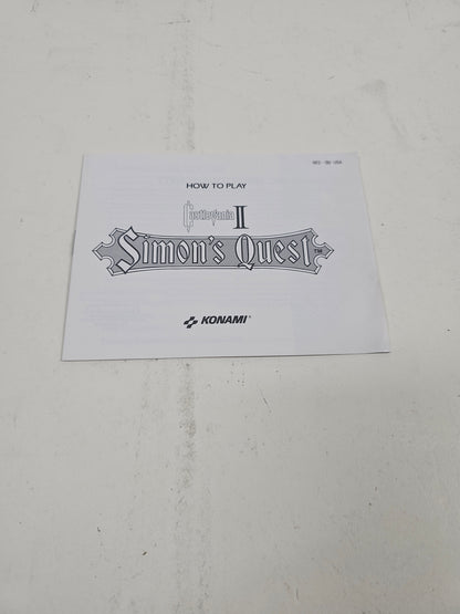 Castlevania II Simon's Quest  (Nintendo NES,  1988) CIB