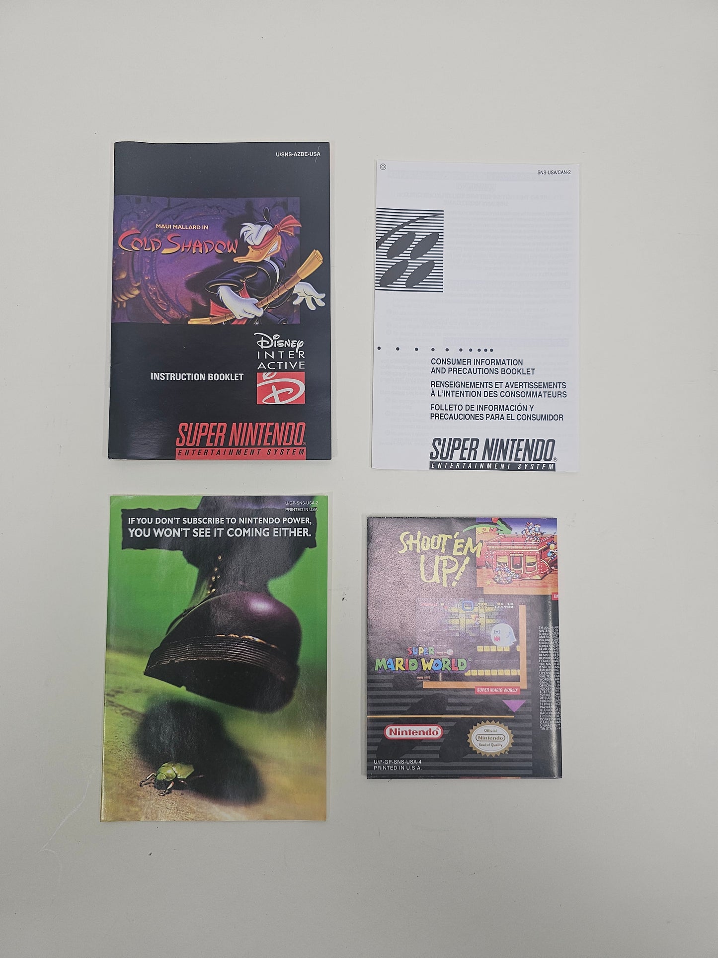Maui Mallard in Cold Shadow (Super Nintendo SNES, 1996) CIB