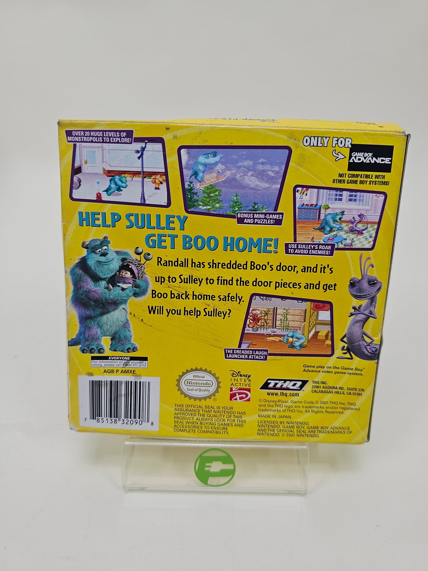 Monsters Inc (Nintendo GameBoy Advance, 2002)