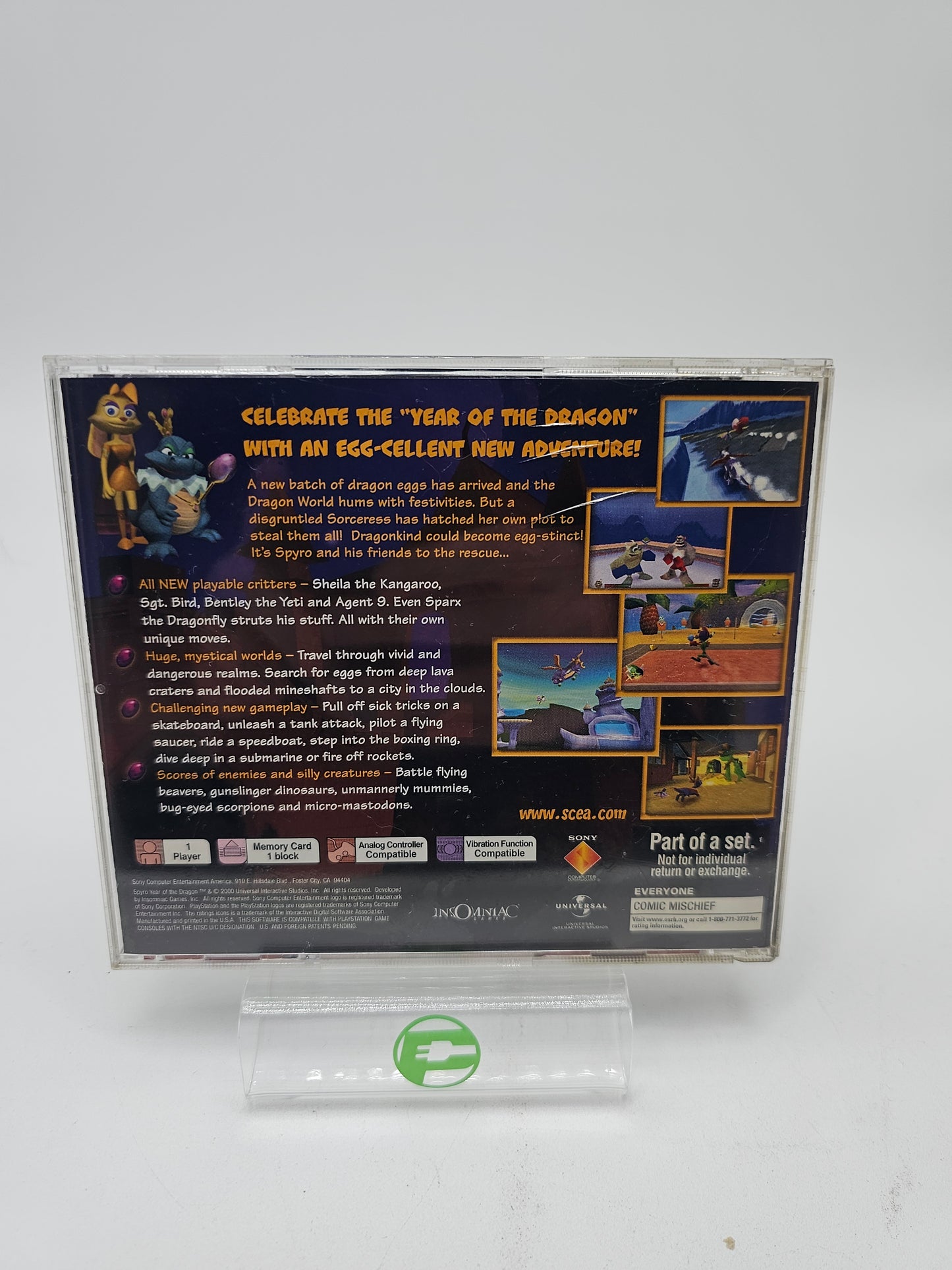 Spyro Year of the Dragon [Collector's Edition] (Sony PlayStation 1 PS1, 2002)