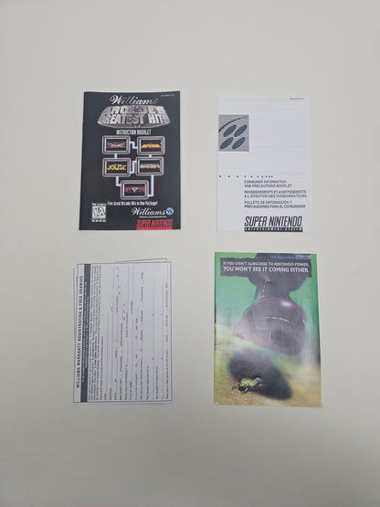 Williams Arcade's Greatest Hits (Super Nintendo SNES, 1996)