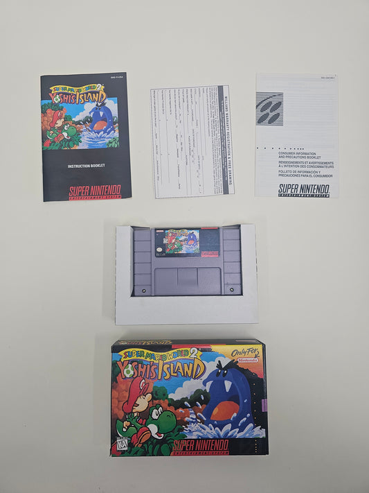 Super Mario World 2 Yoshi's Island (Super Nintendo SNES, 1995)