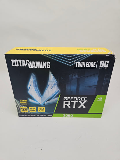 New Zotac GeForce RTX 3060 12GB GDDR6 Graphics Card